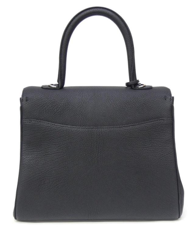 デルヴォー DELVAUX ハンドバッグ ブリヨンMM 2WAY 黒 クリスピーカーフ 【中古】(65790)_1