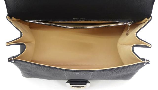 デルヴォー DELVAUX ハンドバッグ ブリヨンMM 2WAY 黒 クリスピーカーフ 【中古】(65790)_3