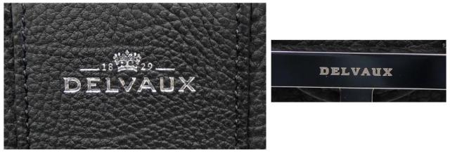 デルヴォー DELVAUX ハンドバッグ ブリヨンMM 2WAY 黒 クリスピー