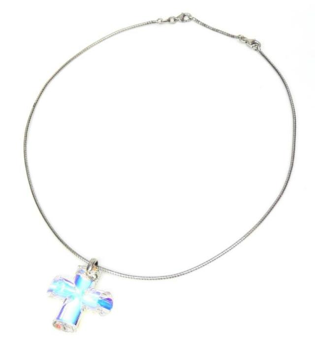 Baccarat バカラ オクシタン クロスペンダントSVクリア Baccarat