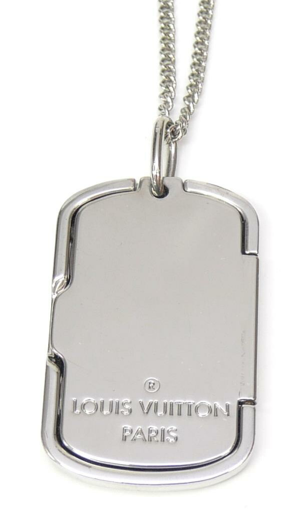 ルイ・ヴィトン LOUISVUITTON ペンダントネックレス ロケットネックレス･モノグラム M62484 シルバー 【中古】(66170)_1