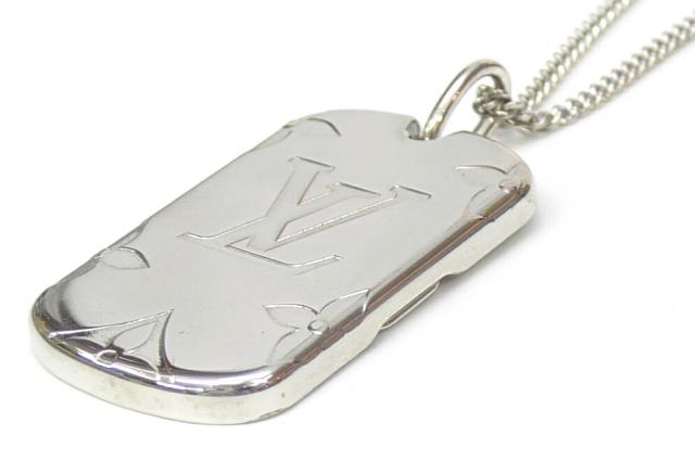 ルイ・ヴィトン LOUISVUITTON ペンダントネックレス ロケットネックレス･モノグラム M62484 シルバー 【中古】(66170)_2