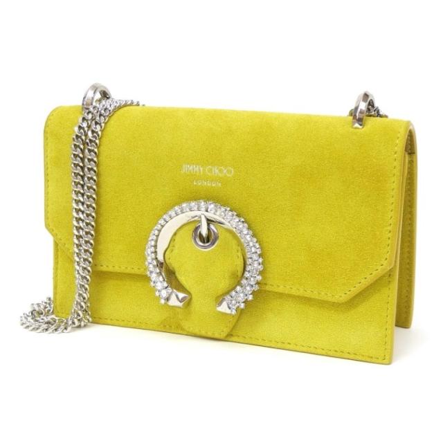 jimmy chooミニグリッターバッグ ジミーチュウ cheri グリッター チェーン ショルダーバッグ