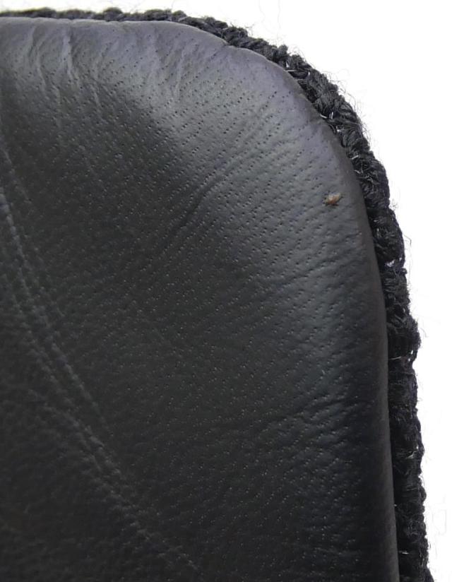 シャネル CHANEL ロング スニーカーブーツ 編み上げ 黒 36 【中古】(66386)_18