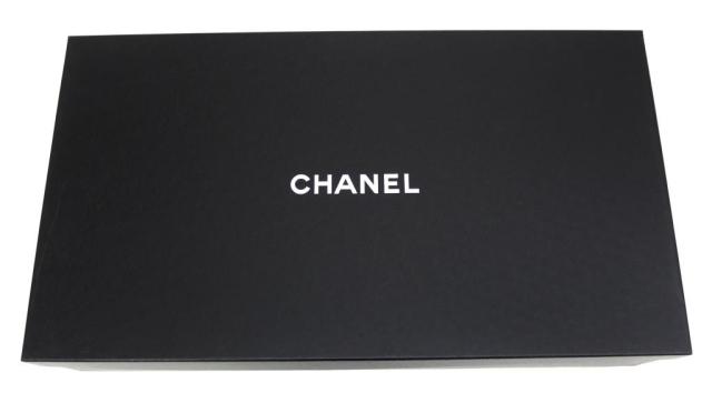 シャネル CHANEL ロング スニーカーブーツ 編み上げ 黒 36 【中古】(66386)_19