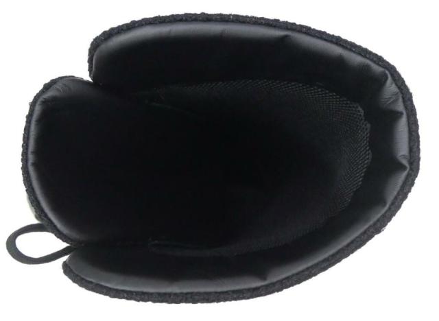 シャネル CHANEL ロング スニーカーブーツ 編み上げ 黒 36 【中古】(66386)_4