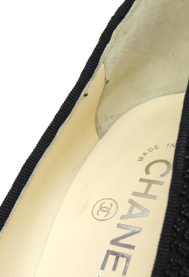 シャネル CHANEL ハイヒールパンプス ココマーク ピンヒール 黒 37.5 【中古】(66402)_12