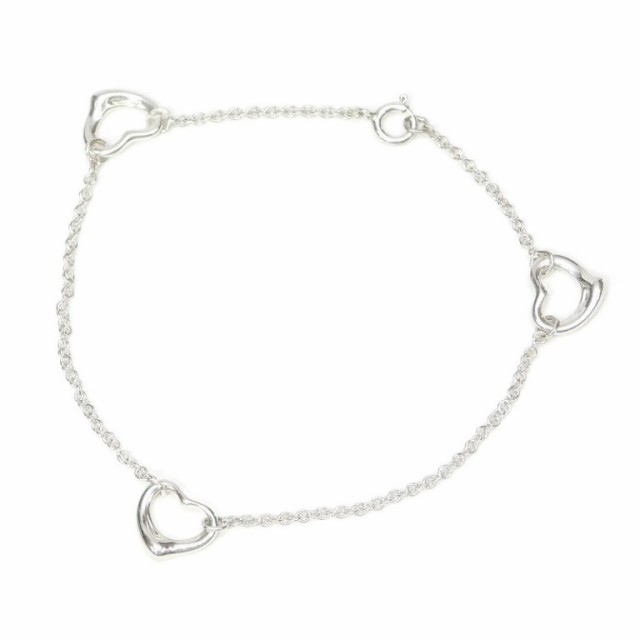 ティファニー TIFFANY&Co. ブレスレット オープンハート /シルバー/SV925【中古】(66527)