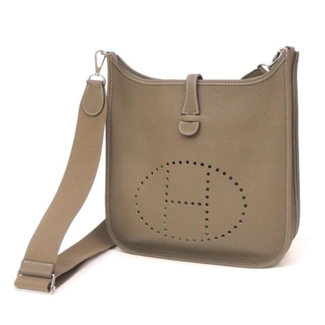 エルメス HERMES ショルダーバッグ エブリン3 PM A刻印 エヴリン トロワ エトゥープ トリヨンクレマンス 【中古】(66594)