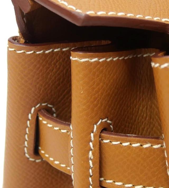 エルメス HERMES ハンドバッグ バーキン30 □M刻印 SV金具 ゴールド エプソン 【中古】(66602) エルメス HERMES ハンドバッグ バーキン30 □M刻印 SV金具 ゴールド