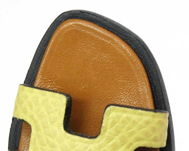 エルメス HERMES バッグチャーム オランナノ イエロー レザー(66737)_5