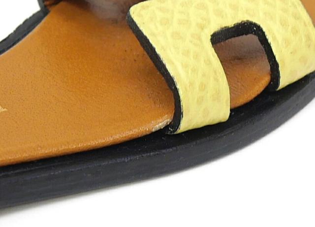 エルメス HERMES バッグチャーム オランナノ イエロー レザー(66737)_6