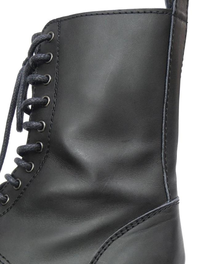 美品　ジュンヤワタナベコムデギャルソン　レザーブーツ　ブラックS　レースアップ ジュンヤワタナベ コムデギャルソンJUNYA WATANABE COMME des GARCONS