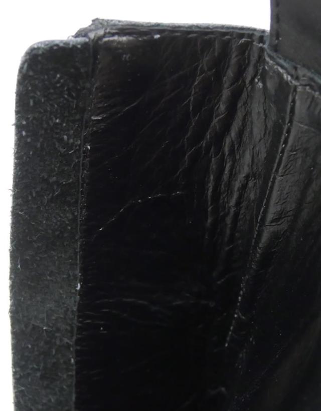 ジュンヤワタナベ コムデギャルソン JUNYA WATANABE COMME des GARCONS 厚底 レースアップ ブーツ 黒 レザー 4 【中古】(67204)_10