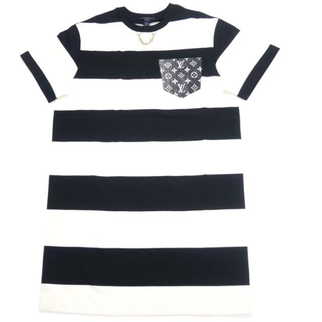 ルイヴィトン LOUIS VUITTON ワンピース ウール シルク ピンク