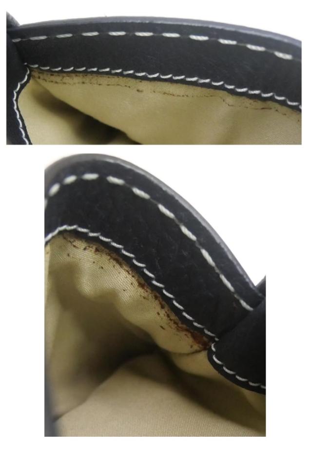 トッズ TOD’S ハンドバッグ ネイビー レザー 【中古】(67471)_14
