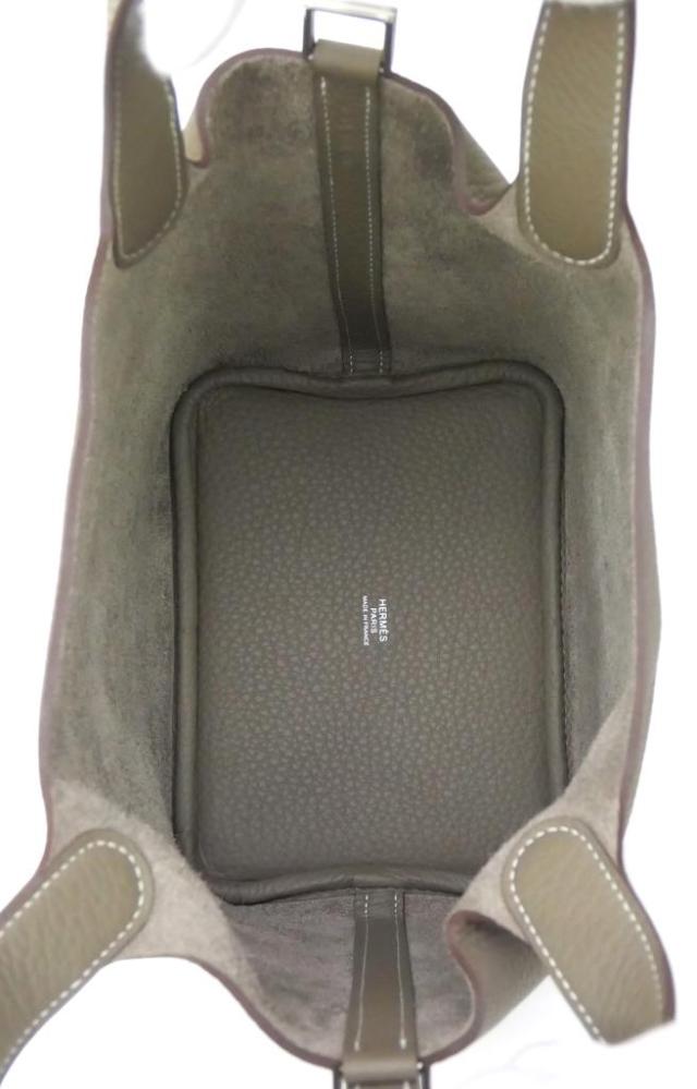 エルメス HERMES ピコタンロックPM W刻印 SV金具 エトゥープ トリヨンクレマンス(67500)_3