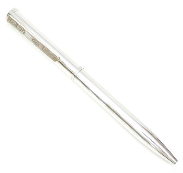 ティファニー TIFFANY&amp;Co. ボールペン 1837 /シルバー/SV925 【中古】(67708)