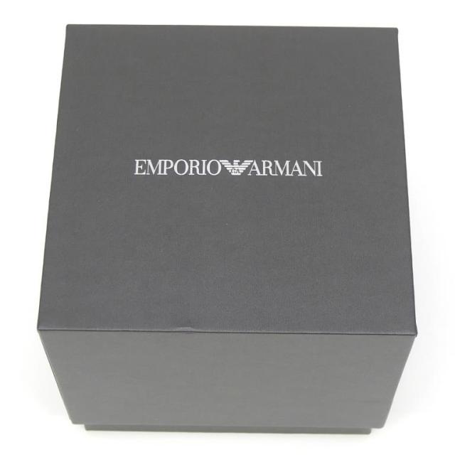 エンポリオアルマーニ EMPORIO ARMANI メンズウォッチ 腕時計 クオーツ 革ベルト AR-11330 黒盤(67714)_14
