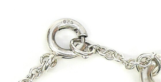 ティファニー TIFFANY&amp;Co. ブレスレット オープンハート 5P /シルバー/SV925【中古】(67723)_3