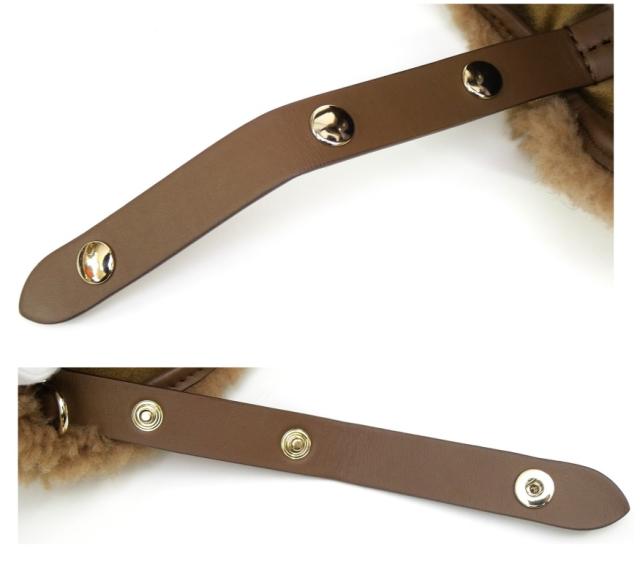 マックスマーラ Max Mara テディベア 2WAYバッグ キャメル 【中古】(67751)_14