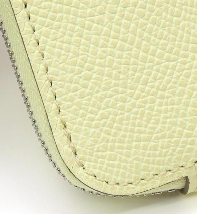 エルメス HERMES コインケース アザップシルクインコンパクト W刻印 ミニ財布 小銭入れ ジョーヌミルトン 【中古】(68307)_9
