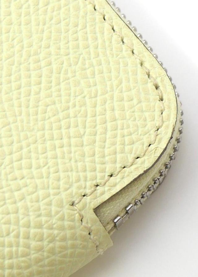 エルメス HERMES コインケース アザップシルクインコンパクト W刻印 ミニ財布 小銭入れ ジョーヌミルトン 【中古】(68307)_11