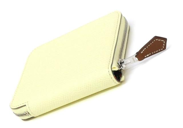 エルメス HERMES コインケース アザップシルクインコンパクト W刻印 ミニ財布 小銭入れ ジョーヌミルトン 【中古】(68307)_2