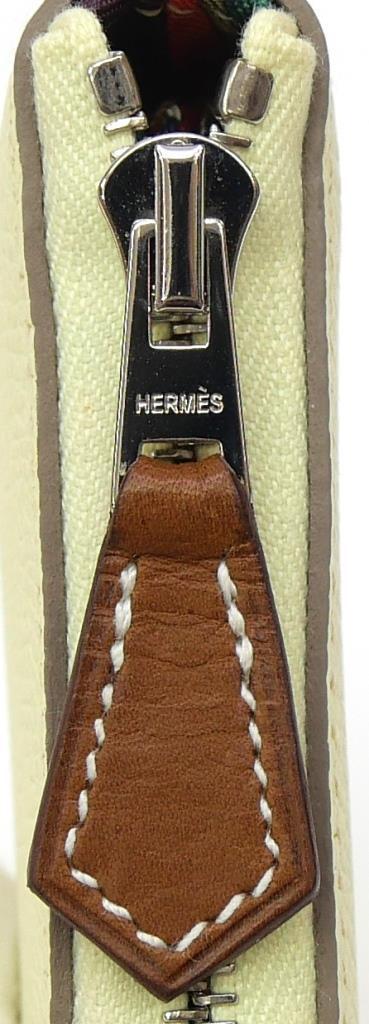 エルメス HERMES コインケース アザップシルクインコンパクト W刻印 ミニ財布 小銭入れ ジョーヌミルトン 【中古】(68307)_6