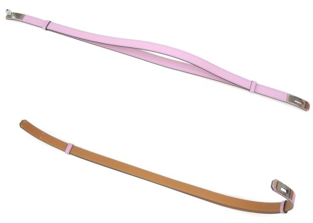 エルメス HERMES ベルト ケリー C刻印 ピンク エプソン(68508)の通販は 