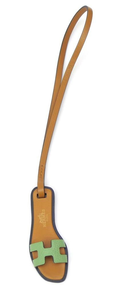 エルメス HERMES バッグチャーム オランナノ グリーン(68525)_1