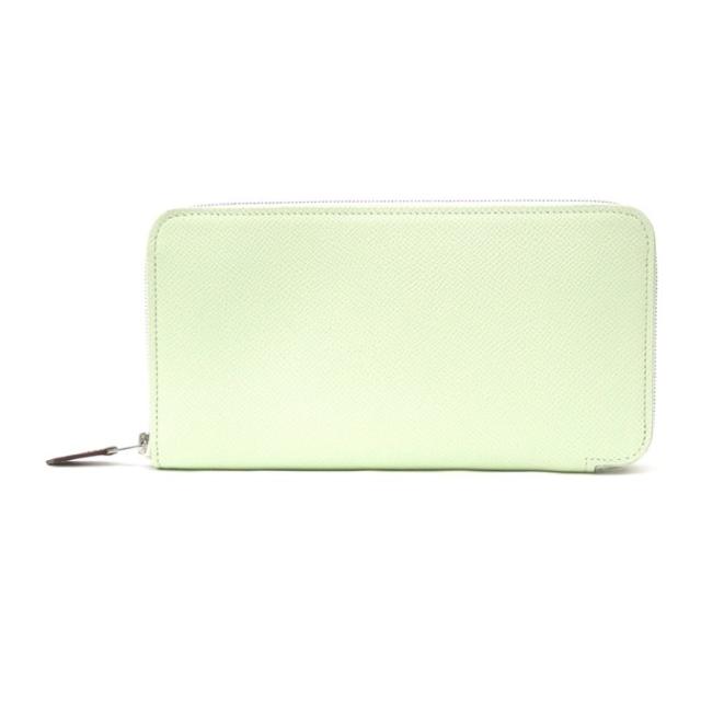 エルメス HERMES 長財布 アザップロング シルクイン U刻印 ヴェールフィズ エプソン(68527)