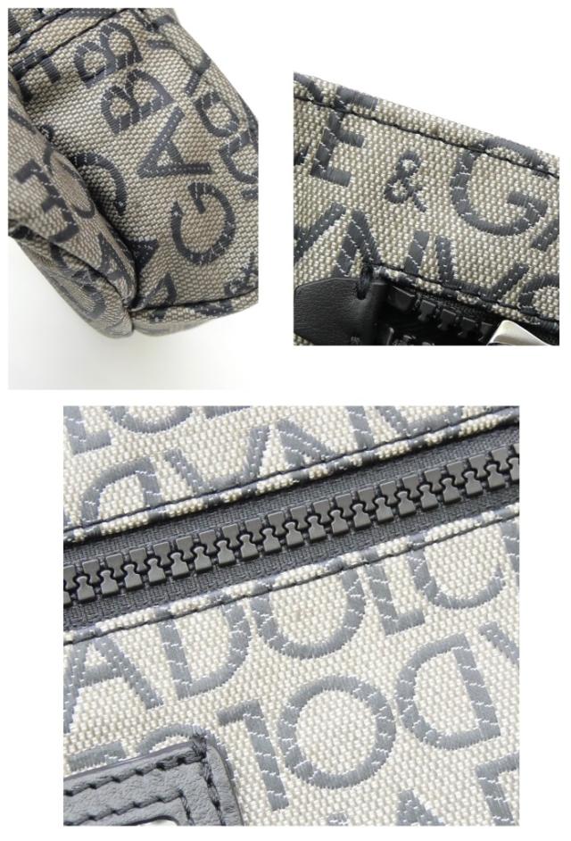ドルチェ＆ガッバーナ Dolce&Gabbana ボディバッグ ウエストポーチ ロゴ ファニーパック BM2218 グレー 【中古】(68538)_7