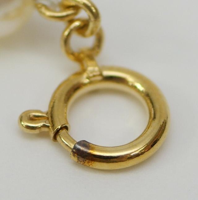 タサキ TASAKI シャワーパールネックレス 18金 真珠/ゴールド/K18YG【中古】(68549)_4