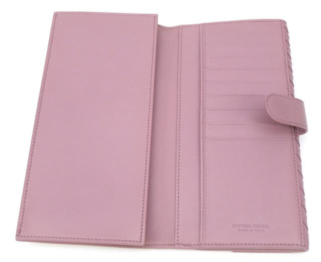 ボッテガ・ヴェネタ BOTTEGA VENETA 二つ折り長財布 イントレチャート