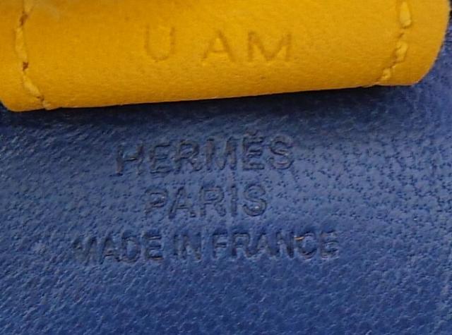 エルメス HERMES ロデオPM U刻印 バッグチャーム ロデオチャーム ブルードマルト レザー(68839)_3