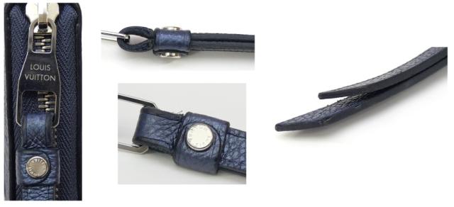 ルイ・ヴィトン LOUISVUITTON 長財布 ジッピーウォレット M80958 モノグラム・アンプラント メタリックブルー 【中古】(68842)_5