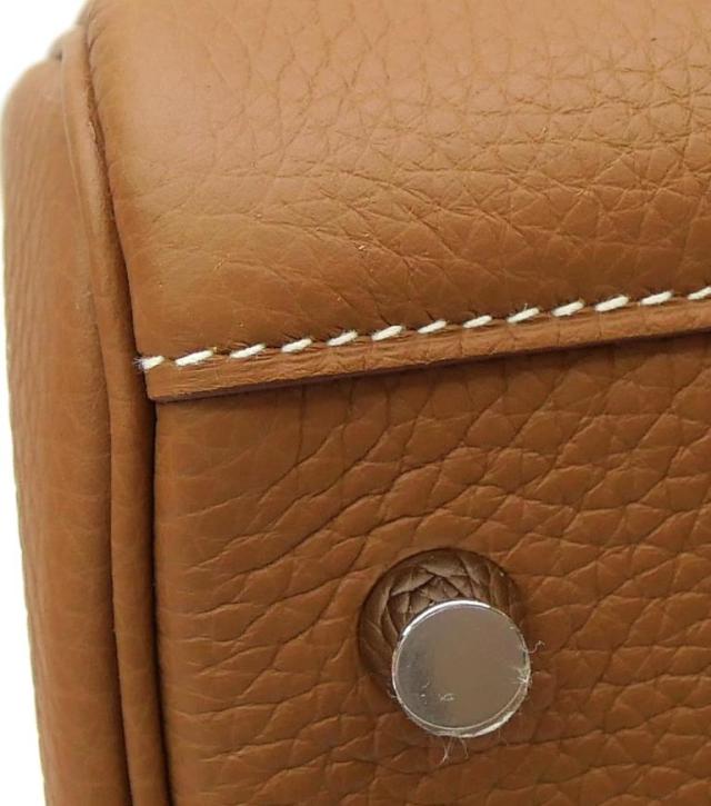 エルメス HERMES ショルダーバッグ リンディ26 SV金具 K目じるし ゴールド トリヨンクレマンス(69126)