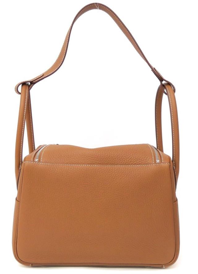 エルメス HERMES ショルダーバッグ リンディ26 SV金具 K目じるし ゴールド トリヨンクレマンス(69126)