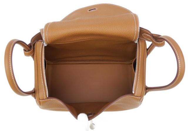 エルメス HERMES ショルダーバッグ リンディ26 SV金具 K目じるし ゴールド トリヨンクレマンス(69126)