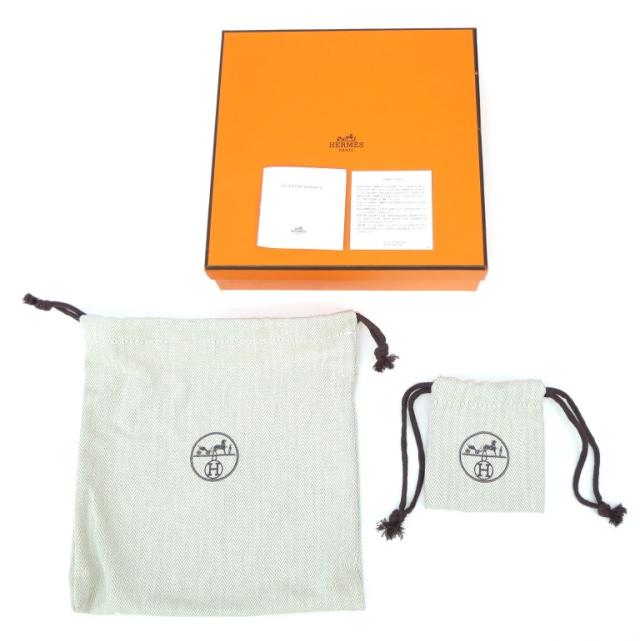 エルメス HERMES 胴締め＆バックル仕かける 編み物胴締め 疾駆 胴締めバックルH カーキ×黒いこと(69461)