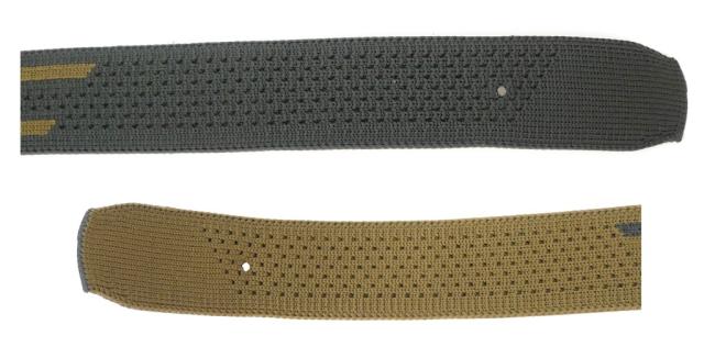 エルメス HERMES 胴締め＆バックル仕かける 編み物胴締め 疾駆 胴締めバックルH カーキ×黒いこと(69461)