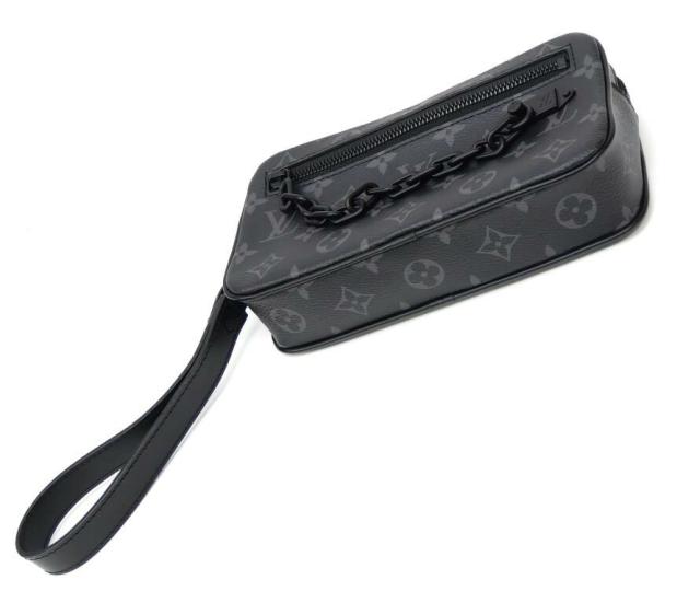 ルイ・ヴィトン LOUISVUITTON ポシェット・ヴォルガ クラッチバッグ セカンドバッグ M68321 モノグラム・エクリプス 【中古】(69534)_2