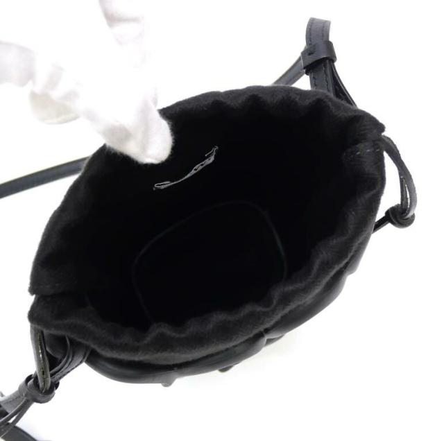 ロエベ LOEWE アナグラム インフレーテッド ポケット バッグ ショルダーバッグ 黒 【中古】(69550)