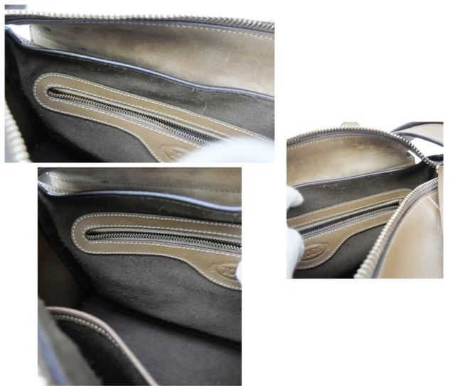 トッズ TOD’S Tタイムレス ショルダーバッグ ブラウン レザー 【中古】(69601)_16