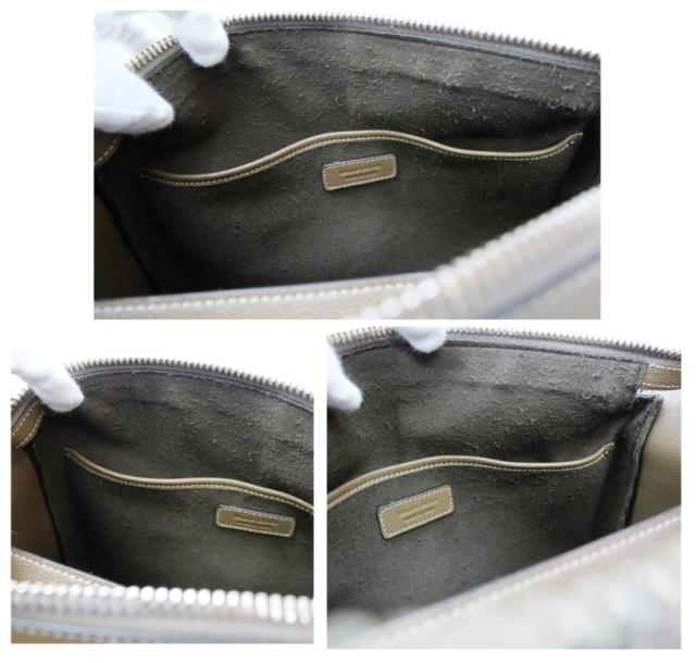 トッズ TOD’S Tタイムレス ショルダーバッグ ブラウン レザー 【中古】(69601)_18