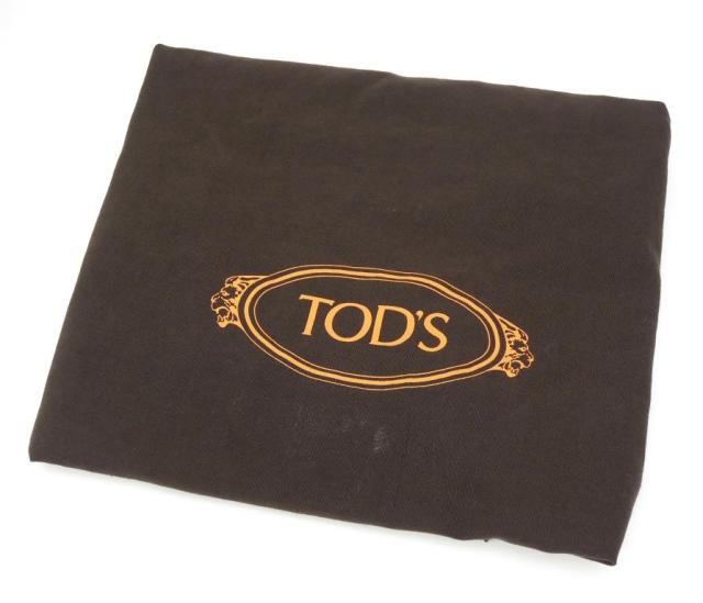 トッズ TOD’S Tタイムレス ショルダーバッグ ブラウン レザー 【中古】(69601)_19
