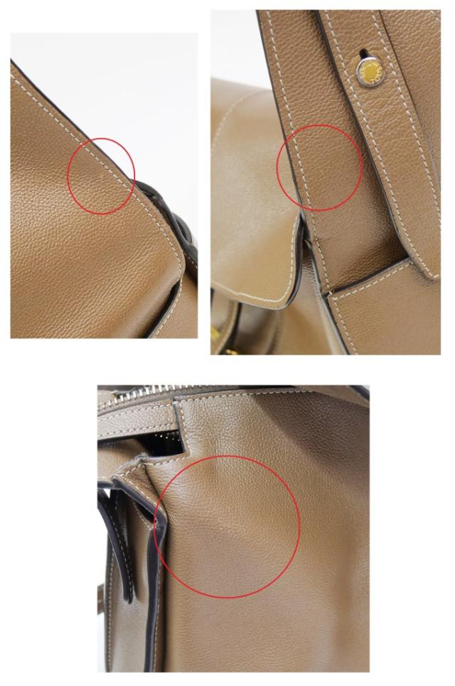 トッズ TOD’S Tタイムレス ショルダーバッグ ブラウン レザー 【中古】(69601)_8