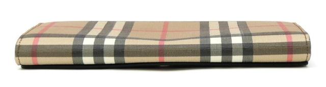 バーバリー BURBERRY かぶせ型長財布 ヴィンテージチェック ベージュ 【中古】(69641)_6