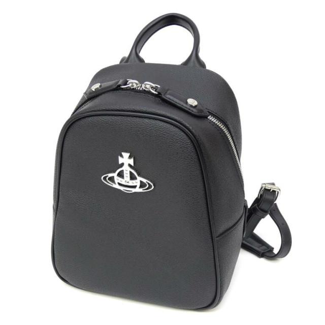 ヴィヴィアン・ウエストウッド Vivienne Westwood リュック バックパック アニーミニ オーブ 黒 【中古】(69736)